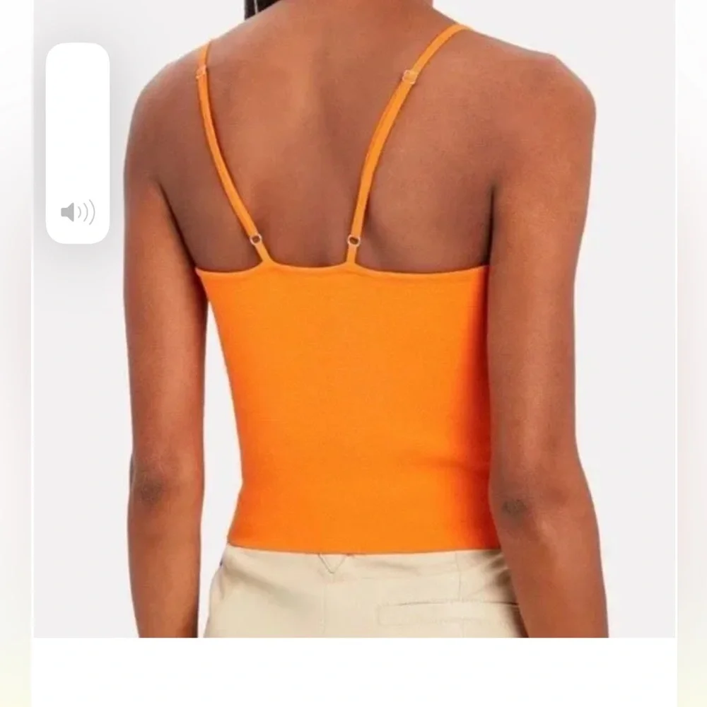 A.L.C. Ava Blue Crop Knit Tank Top - Picture 9 of 14